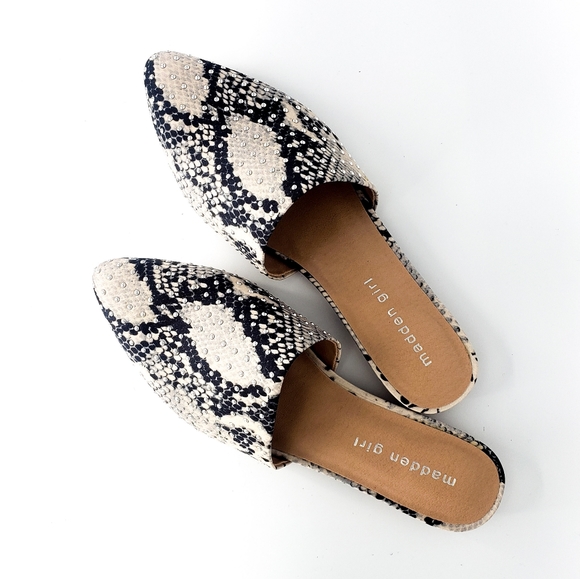 madden girl studded mules